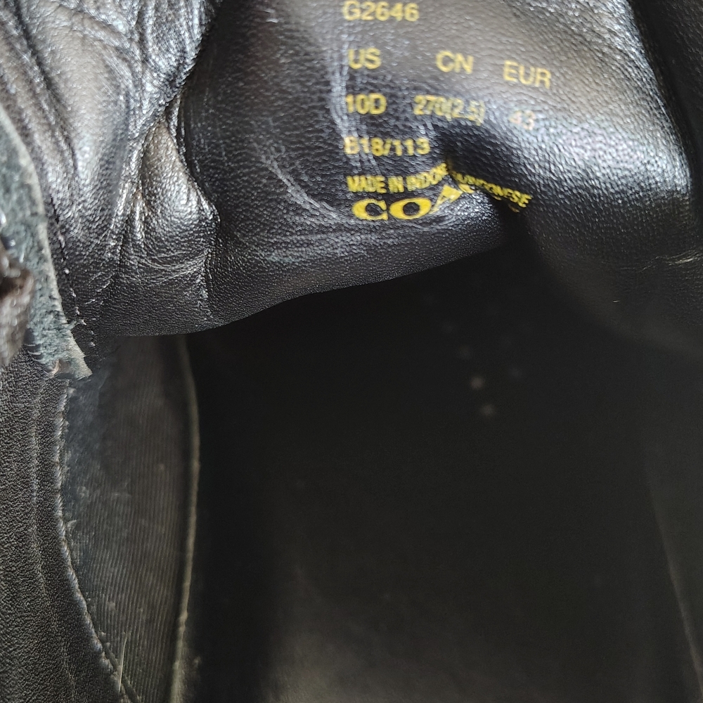 Coach Black Embossed Sneakers - Picture 6 of 7